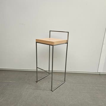 LaPalma Cubo designkruk - beuken kleur houten zitting (allee, Ophalen of Verzenden, Nieuw