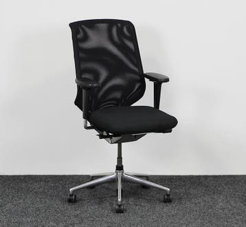 Vitra Meda Pro Bureaustoel - Zwart, Huis en Inrichting, Bureaustoelen, Ophalen of Verzenden, Ergonomisch, Gebruikt, Bureaustoel