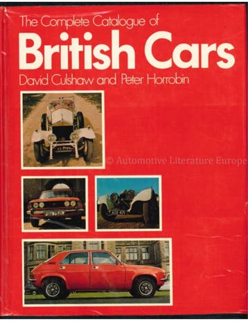 THE COMPLETE CATALOGUE OF BRITISH CARS, Nieuw, Author