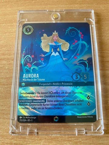Disney - 1 Card - Disney Lorcana - Aurora 213/204 - DE - 1, Nieuw