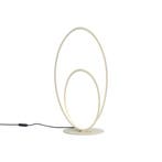 Design tafellamp beige incl. LED 3-staps dimbaar - Boomerang, Verzenden, Nieuw, Design
