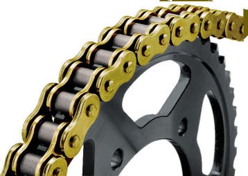 BikeMaster 420Hx120 Chain - Gold/Gold, Ophalen of Verzenden, Nieuw