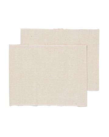 HEMA Placemats 35x48cm naturel, Verzenden, Nieuw