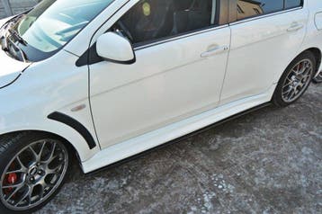 Side Skirts Diffusers Mitsubishi Lancer Evo X, Verzenden, Nieuw