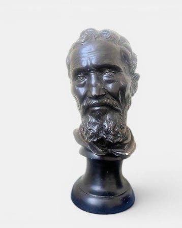 sculptuur, Buste Michelangelo naar Daniele da Volterra - 47, Antiek en Kunst