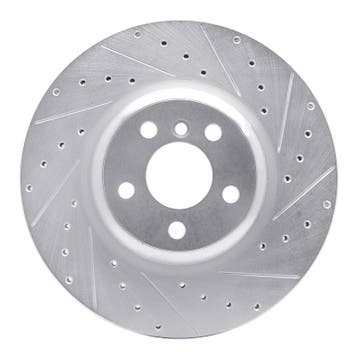 R1 16-25 BMW 330e xDrive Rear Right Drilled & Slotted Silver, Ophalen of Verzenden, Nieuw