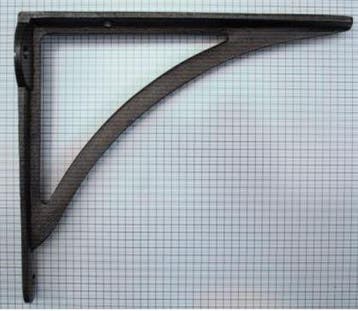 Plankdrager 213 x 185 mm ijzer blank, Verzenden, Nieuw