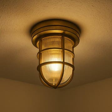Gibraltar Scheepslamp Brons Buitenverlichting, Overige materialen, Verzenden, Nieuw, 50 tot 250 watt