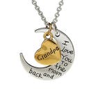 Fako Bijoux - Ketting - Grandpa, I Love You To The Moon And, Verzenden, Nieuw