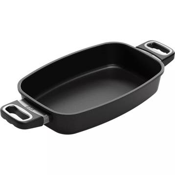 AMT Gastroguss Roosterpan 33x21 cm – Lotan Antiaanbaklaag., Huis en Inrichting, Keuken | Potten en Pannen, Ophalen of Verzenden