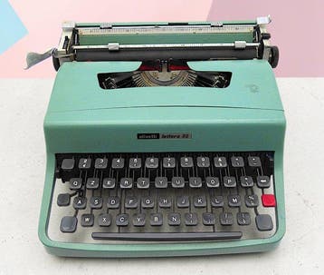 Marcello Nizzoli - Olivetti, Lettera 32 - Typemachine -