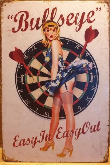 Bullseye darts reclamebord, Verzamelen, Ophalen of Verzenden, Nieuw