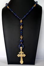 Lapis lazuli - Rozenkrans van de Hemelse Koningschap –, Antiek en Kunst
