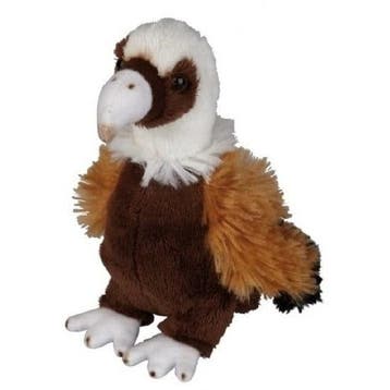 Ravensden gier knuffel - pluche - 15 cm - vogelknuffel, Verzenden, Nieuw