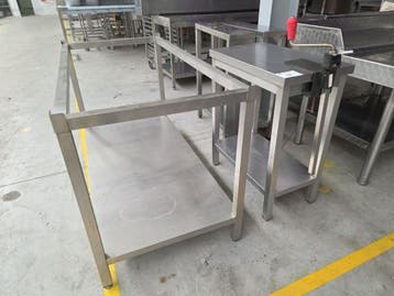 (4x) RVS werktafels, Nieuw in verpakking