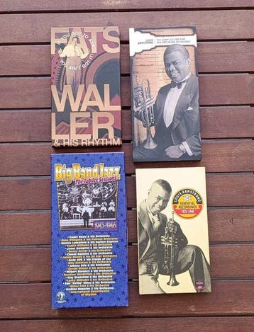 Various Artists/Bands in Jazz - 4 x box sets feat. Louis, Nieuw in verpakking