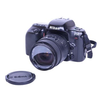 Nikon F50 - Analoge SLR Camera + 28-105mm f/4-5.6 Lens, Verzenden, Zo goed als nieuw