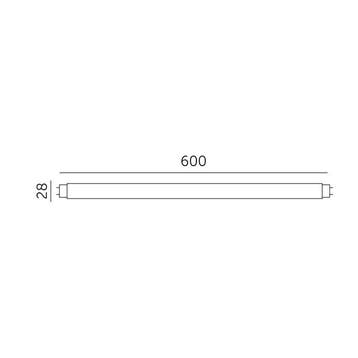 LED2B LED TL-buis 60cm 9W/840 900lm | Vervangt Philips TL..., Ophalen of Verzenden, Nieuw