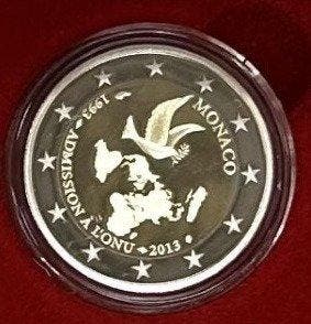 Monaco. 2 Euro 2013 ONU Proof