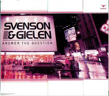 cd single - Svenson &amp; Gielen - Answer The Question, Verzenden, Zo goed als nieuw, Overige genres