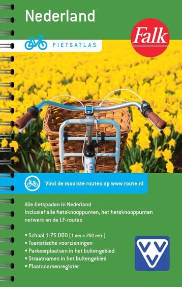 Fietsatlas Nederland / VVV Fietsatlas 9789028703513 Falk, Verzenden, Gelezen, Falk