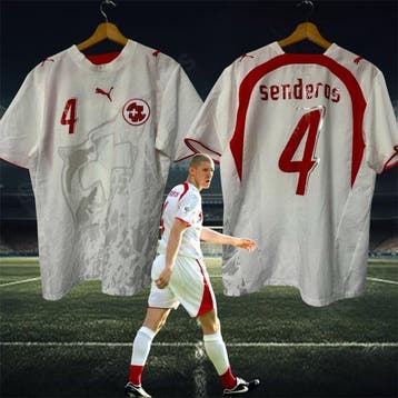 Switzerland - Senderos - 2006 - Voetbalshirt, Nieuw