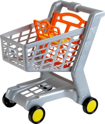 Klein Toys boodschappenwagentje - 42x35x47 cm - klapstoeltje, Ophalen of Verzenden, Zo goed als nieuw