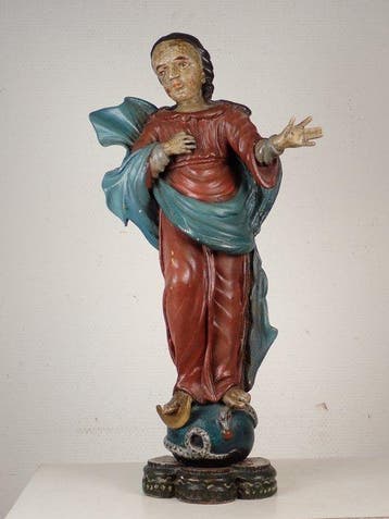 Figuur - Immaculate Conception - 51 cm - Polychroom hout