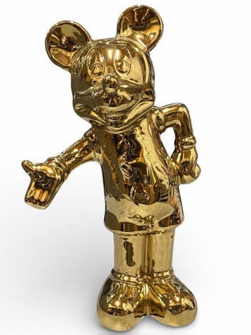 Daluxe Art - 1999 • Golden Mickey Mouse, Antiek en Kunst