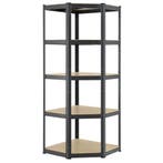 Stellingkast / Opbergkast - Corner Basic - 180 x 70 cm - Gri, Verzenden, Nieuw