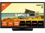 Lenco LED-2463BK (V2) - 24 Android Smart TV - Ingebouwde, Verzenden, Zo goed als nieuw