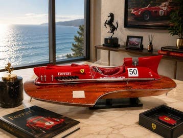 Ferrari Arno IX clouté maquette de luxe 55 cm 1:14 -, Nieuw