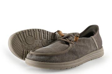 Skechers Instappers in maat 42 Grijs, Kleding | Heren, Overige kleuren, Verzenden, Overige typen, Zo goed als nieuw