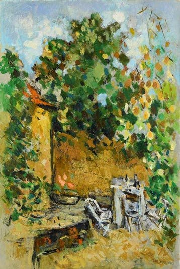 Gérard Desgranges (1919-2006) - Lentrée du village de