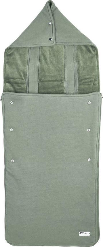 Meyco buggy voetenzak Knit Basic - Forest Green, Verzenden, Nieuw