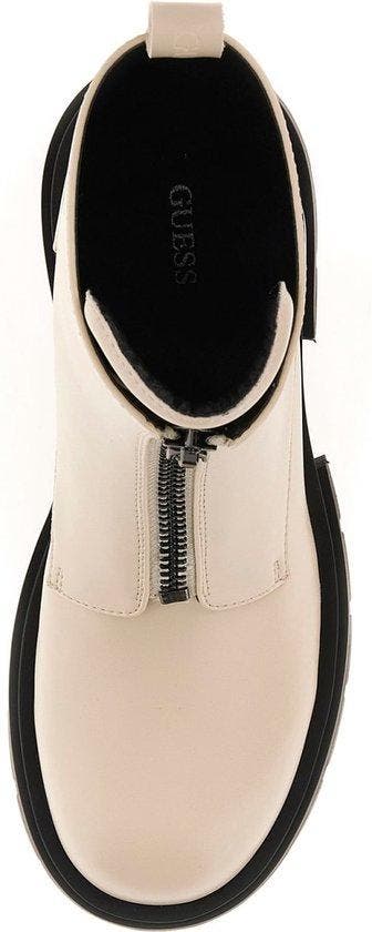Guess Leila Dames Veterboots Kuntstleer Milk - Maat 37, Verzenden, Nieuw