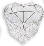 Metaalhart Giveaway Zilverkleur 5x4 cm, Ophalen of Verzenden, Nieuw