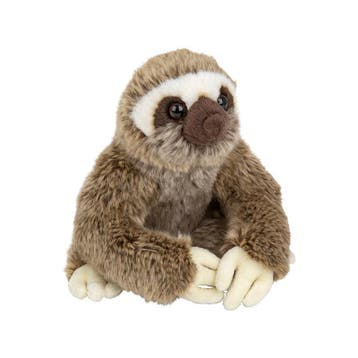 Pluche luiaard knuffel - pluche - 20 cm - knuffeldier, Verzenden, Nieuw