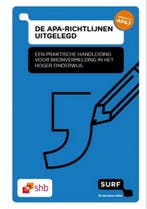 9789072482235 De APA-richtlijnen uitgelegd | Tweedehands, Verzenden, Zo goed als nieuw, Werkgroep APA