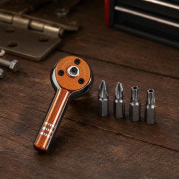 Benson Stubby Ratelset 5-delig met Ratelhouder en 4 Bits, Ophalen of Verzenden, Nieuw