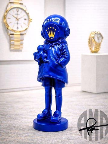 AMA • Pope (1985) - Submariner - Rolex & Banksy, Antiek en Kunst