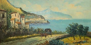 Antonio Marzotto (XX) - Penisola Sorrentina, Antiek en Kunst