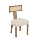 LIVSK Keukenstoel - Massief Hout - Handgeweven Rotan Rugleun, Kinderen en Baby's, Verzenden, Nieuw