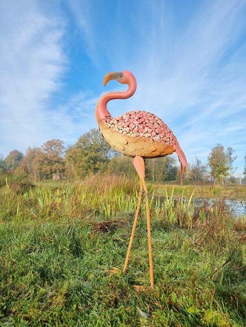 Figuur - XL Flaming statue - IJzer