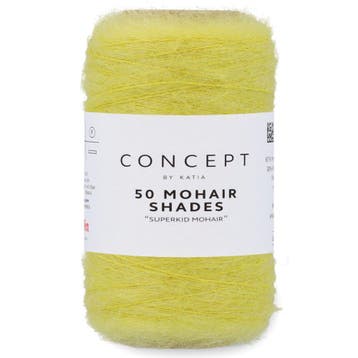 Katia Concept 50 Mohair Shades - 21 licht pistache - Mohai, Ophalen of Verzenden, Nieuw