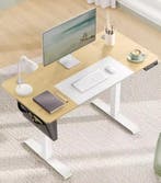 Zit-Sta Bureau 120 cm Elektrisch – Met Geheugen en Organizer, Verzenden, Nieuw