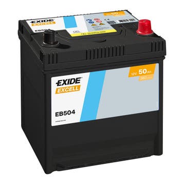 Exide Excell accu | EB504 | 12V 50Ah, Ophalen of Verzenden, Nieuw