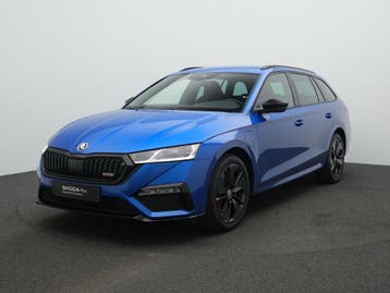 Zakelijke Lease |  Škoda Octavia Combi 1.4 TSI 245 pk RS iV, Automaat, Stof, Gebruikt, Euro 6