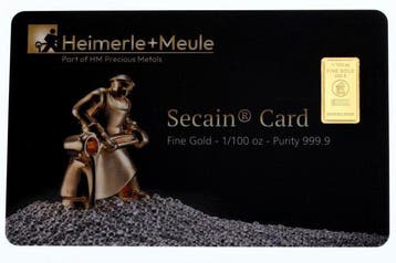 1/100 Ounce - Goud .999 - Heimerle + Meule, Germany - Met, Postzegels en Munten