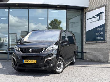 Peugeot Expert 2.0 HDI 180*2X SCHUIF*ACC*ECC*XENON*CAM*HAAK*, Automaat, Gebruikt, Leder en Stof, Zwart
